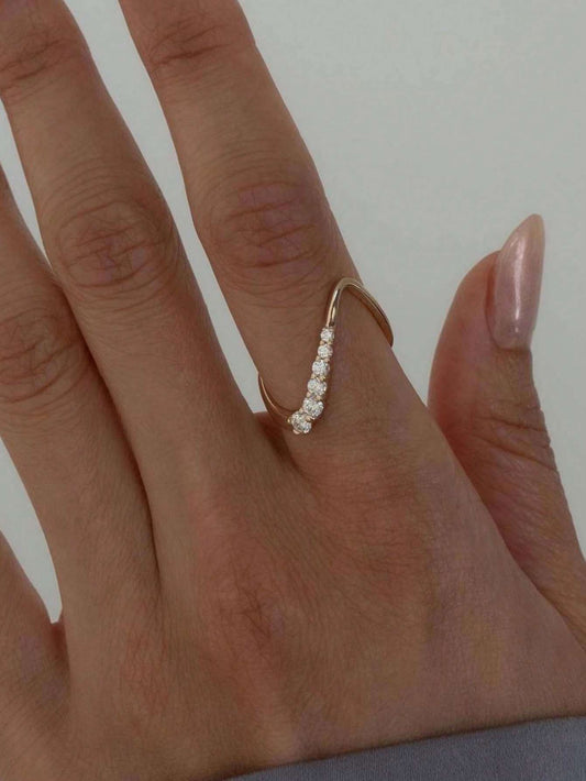 925 Sterling Silver Minimalist Asymmetrical Ring (9)