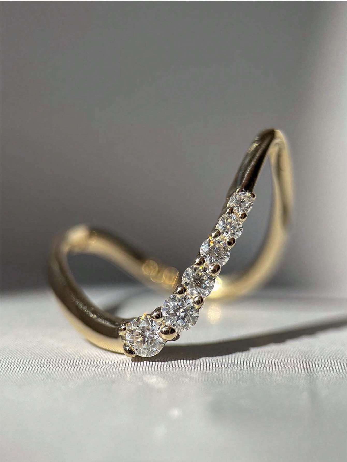925 Sterling Silver Minimalist Asymmetrical Ring (9)