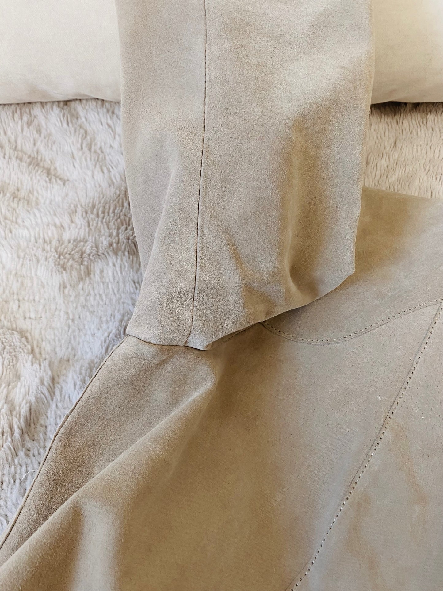 Soia and Kyo Romie Fringe Suede Jacket (S)