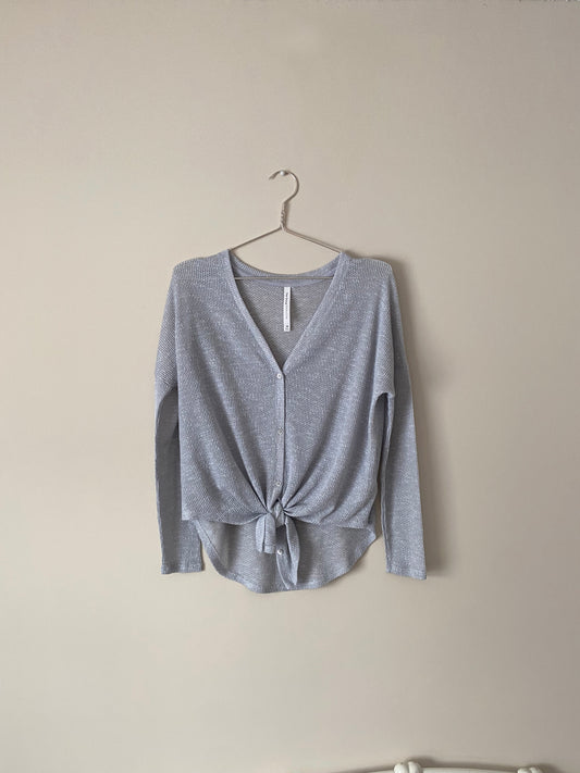 The Group by Babaton Knit Tie-Up Top (XS)