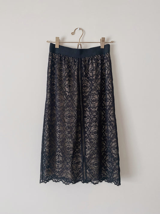 Wilfred Lace Overlay Skirt (XS)