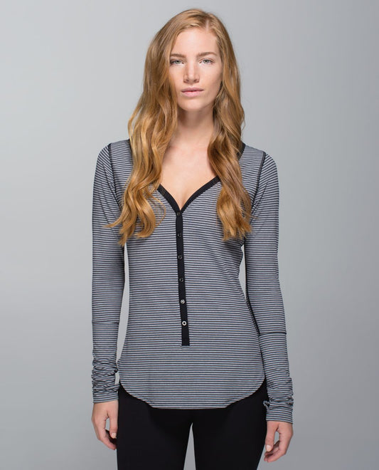 lululemon Awesoma Henley Top