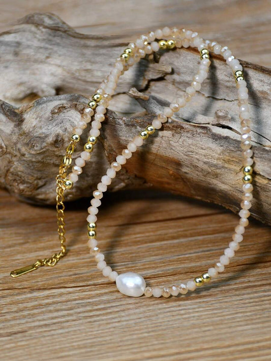 Handmade Beaded Ombre Choker (OS)