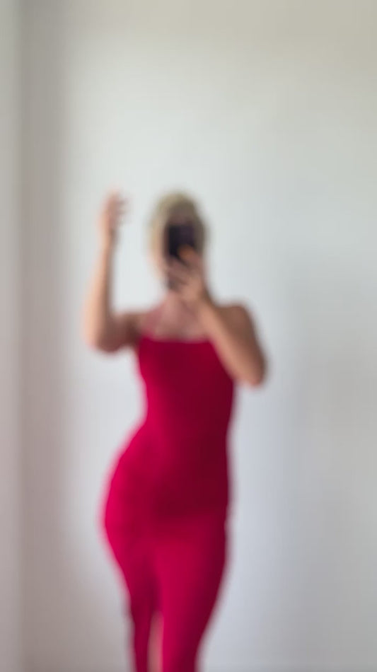 NWT Hot Miami Styles Shimmery Halter Dress (L)