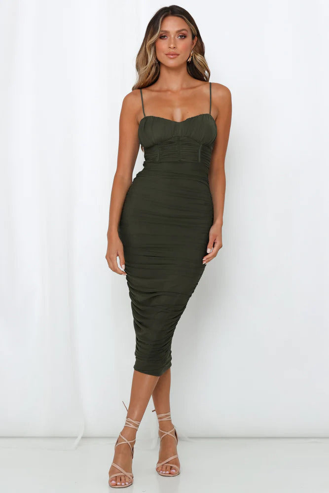 NWT Hello Molly End Stage Midi Dress (S)