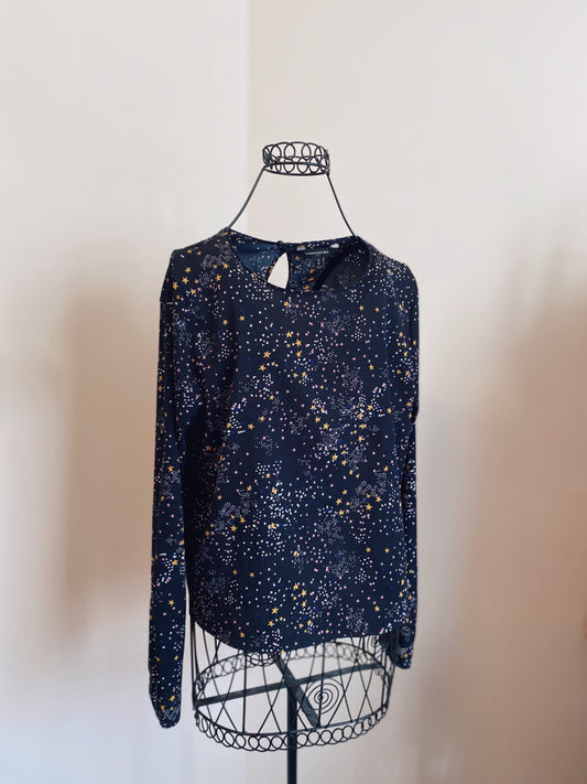 Banana Republic Star Print Blouse