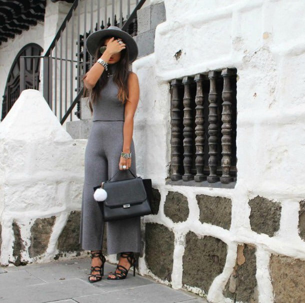 Zara Knit Turtleneck Jumpsuit