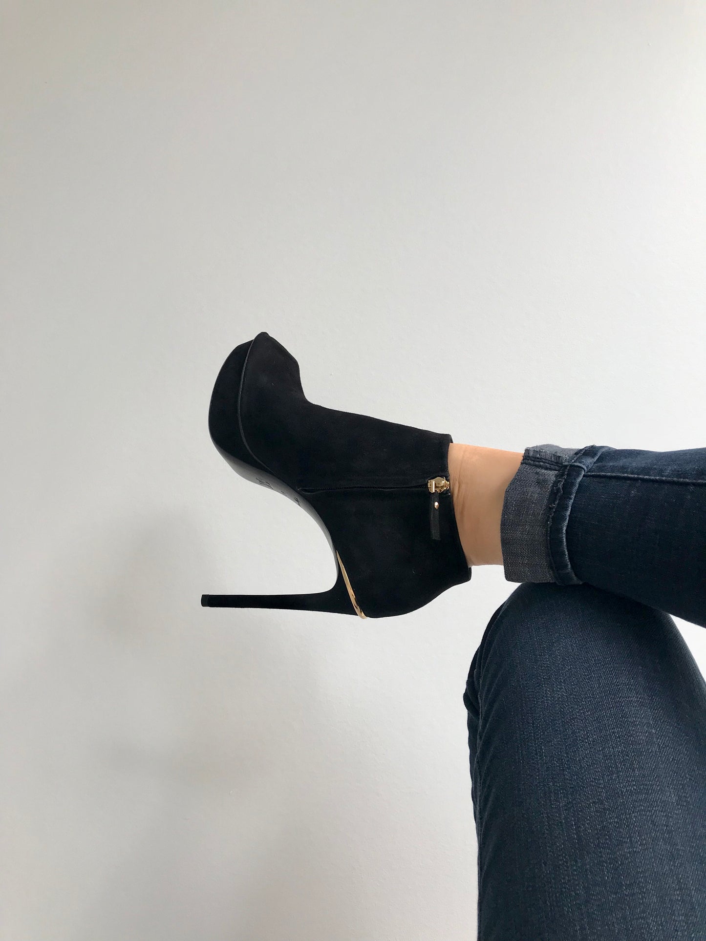 Authentic Louis Vuitton Peep Toe Bootie