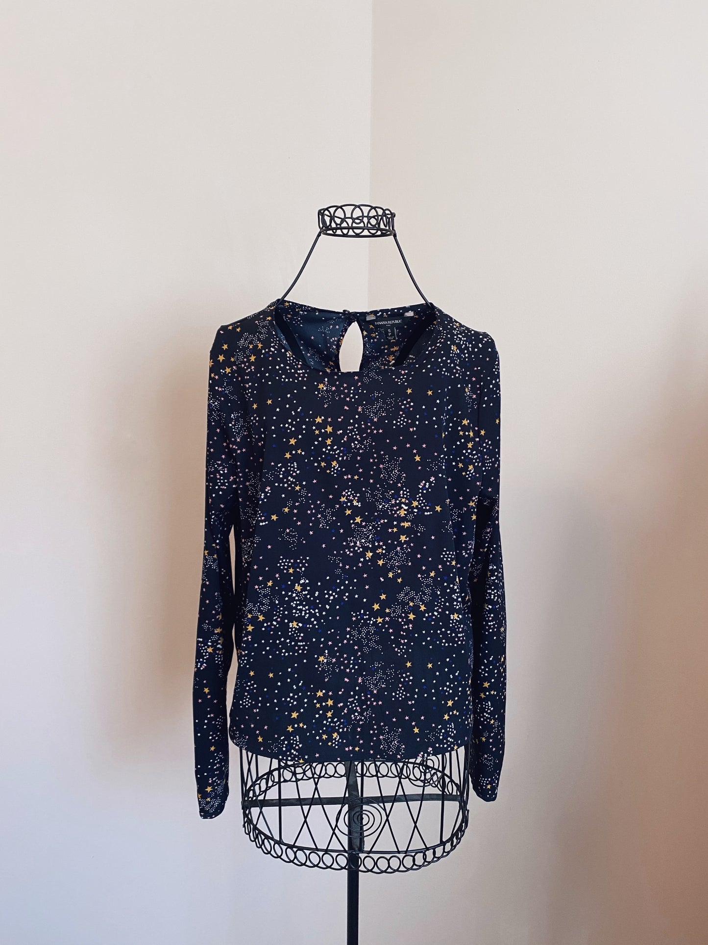 Banana Republic Star Print Blouse