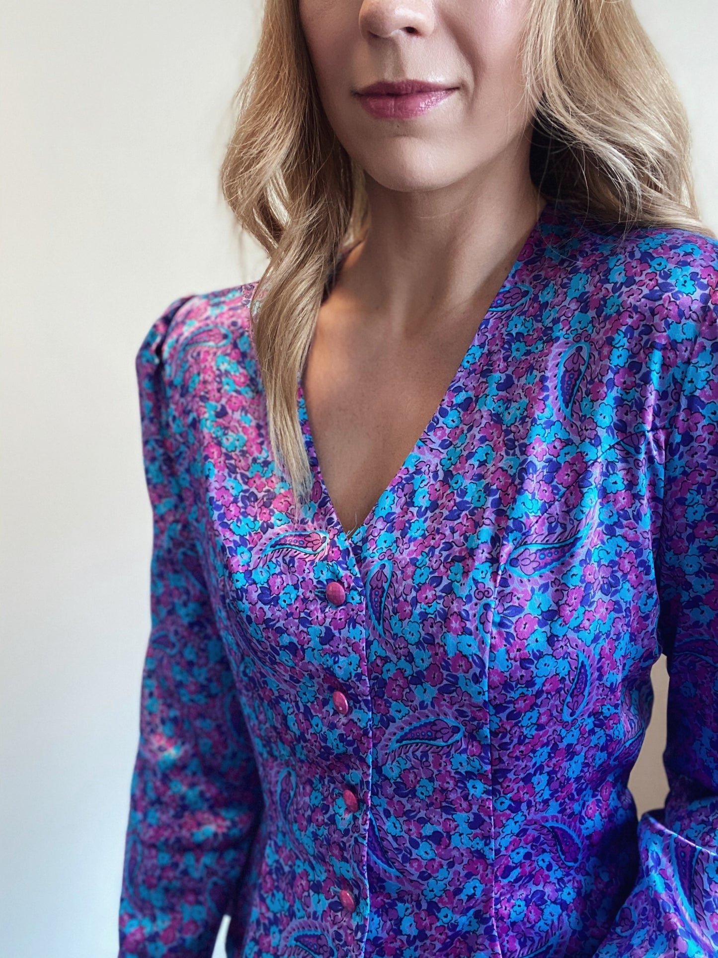 Vintage Orite Blouse With Bow