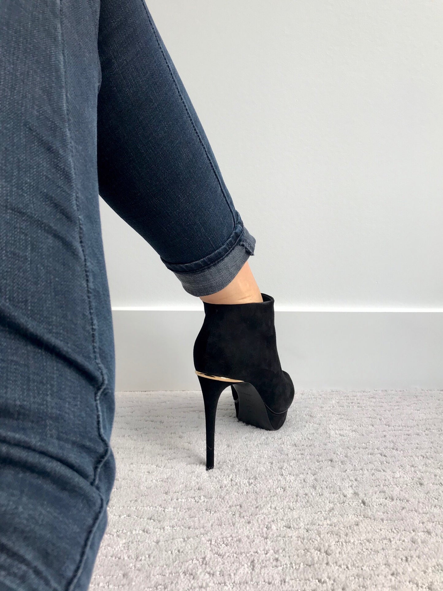Authentic Louis Vuitton Peep Toe Bootie