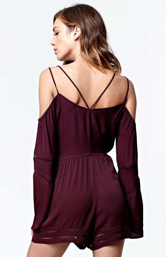 Kendall and Kylie Bell-Sleeve Romper