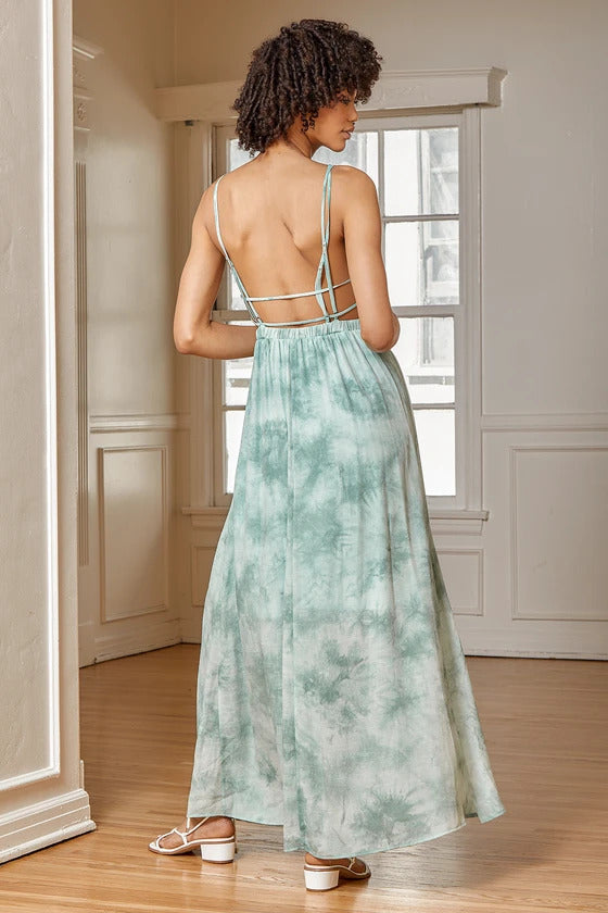 Lulus Lost In Paradise Maxi Dress (S)