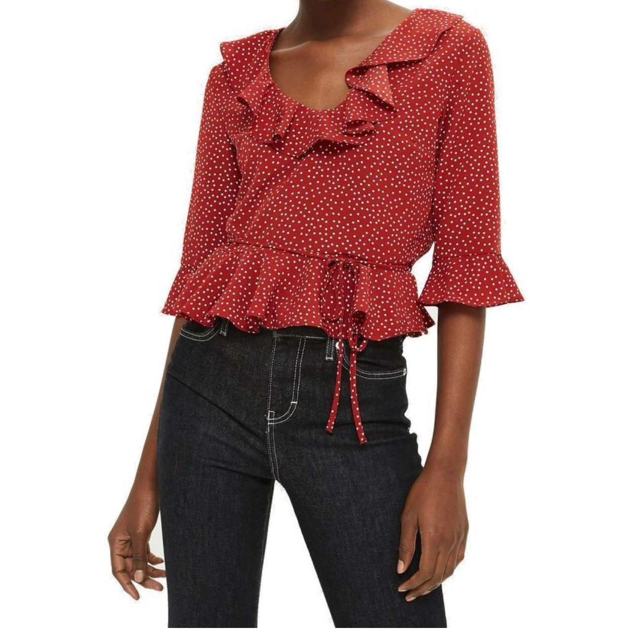 Topshop Polka Dot Blouse (6)