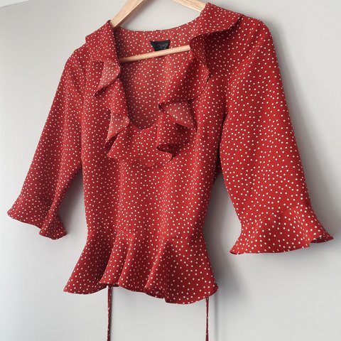 Topshop Polka Dot Blouse (6)