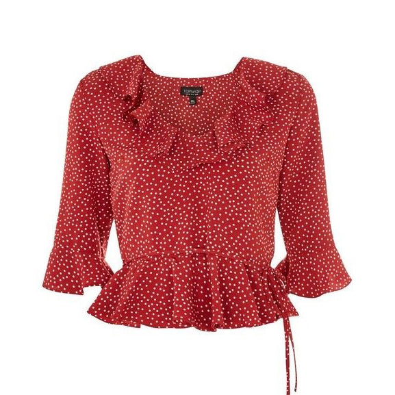 Topshop Polka Dot Blouse (6)