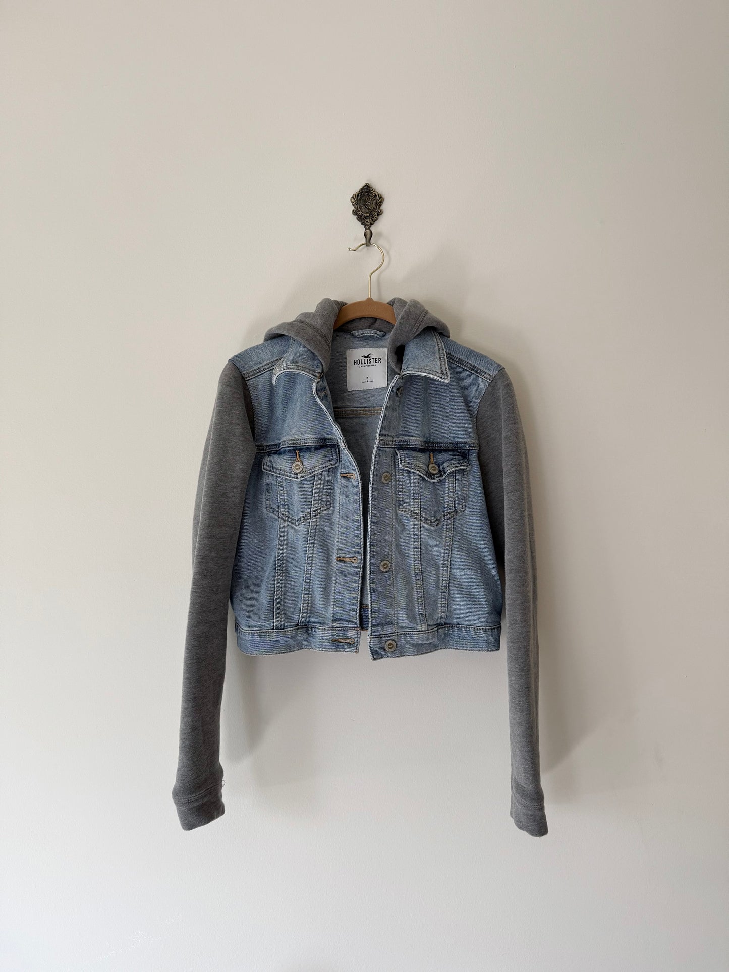 Hollister Jean Jacket Hoodie Combo (S)