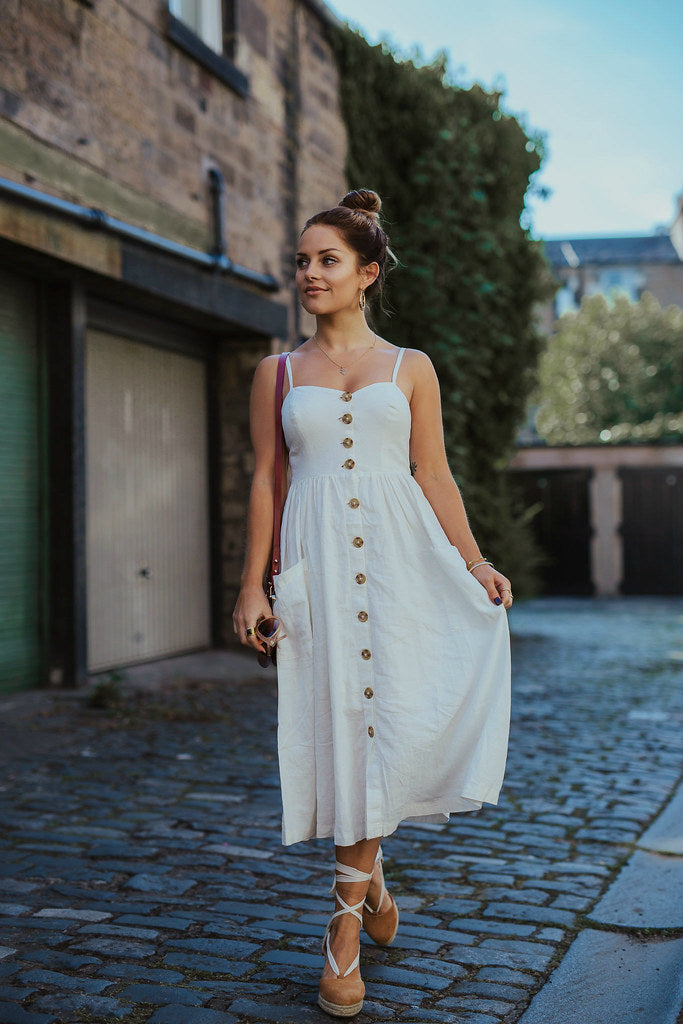 Cooperative Linen Midi Dress