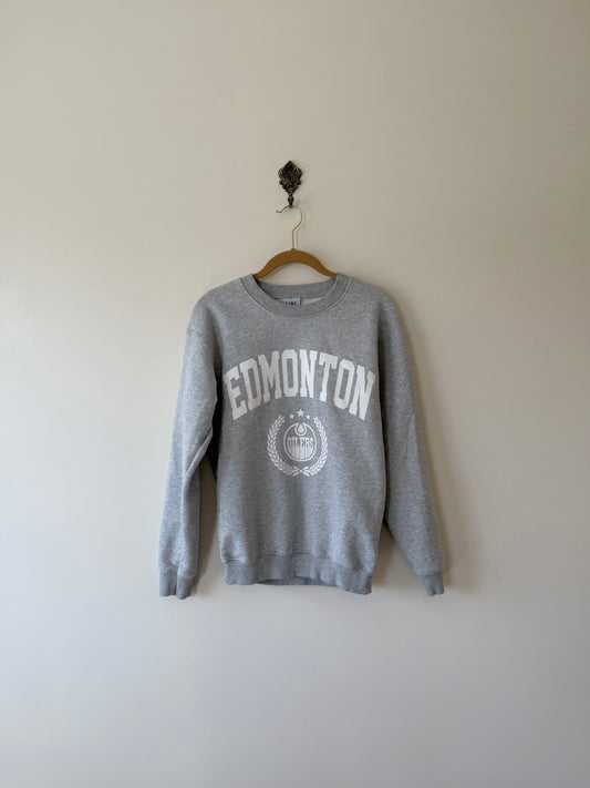 Line Change Edmonton Oilers Crest Sweatshirt (XS)