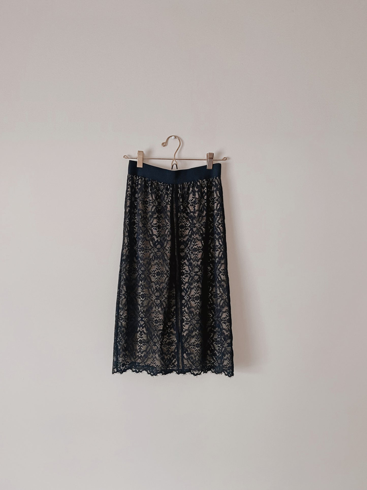 Wilfred Lace Overlay Skirt (XS)