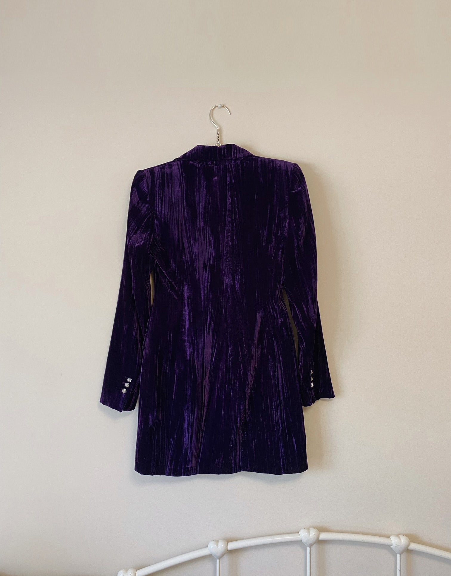 zara purple blazer dress Zara + Cut Out Blazer Dress