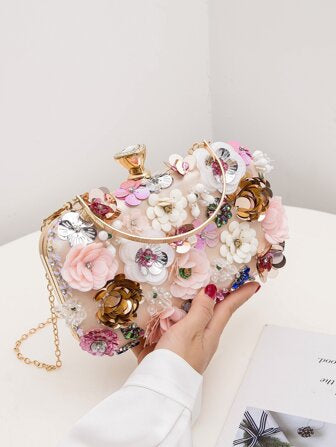 Floral Clutch Purse (OS)