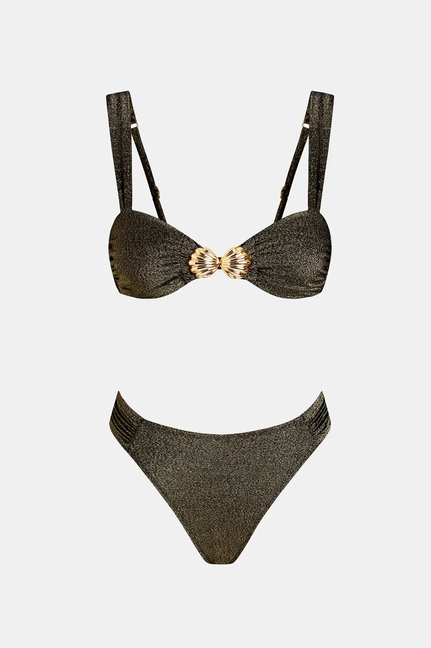 NWT Cupshe x Lexi Rivera Just Basking Bikini Bottom (L)