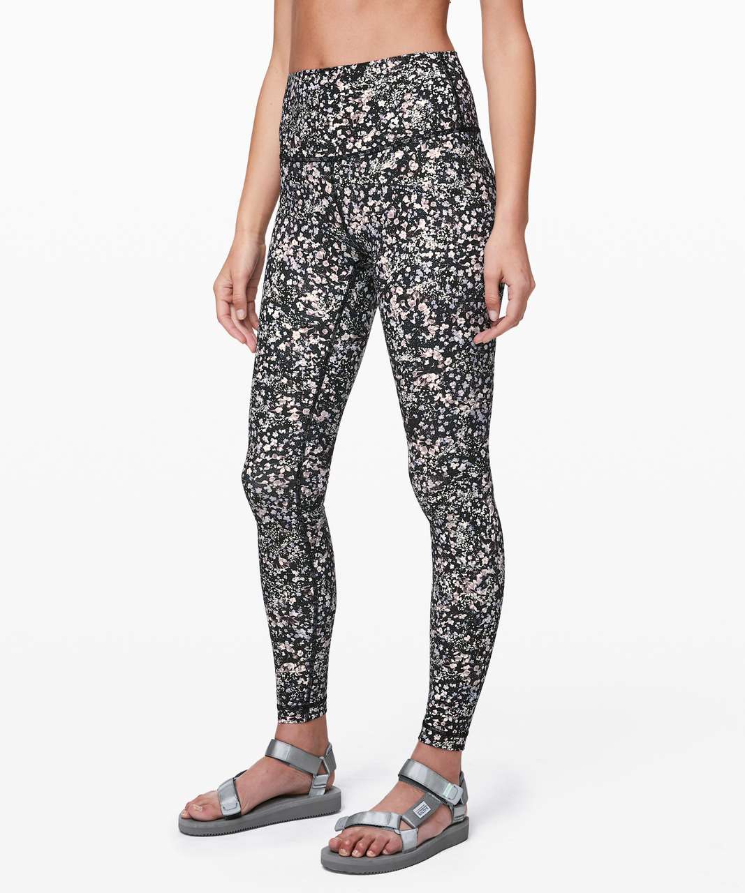 Wunder Under Lulu Lemon White Leggings Wunder Under HR Crop 21