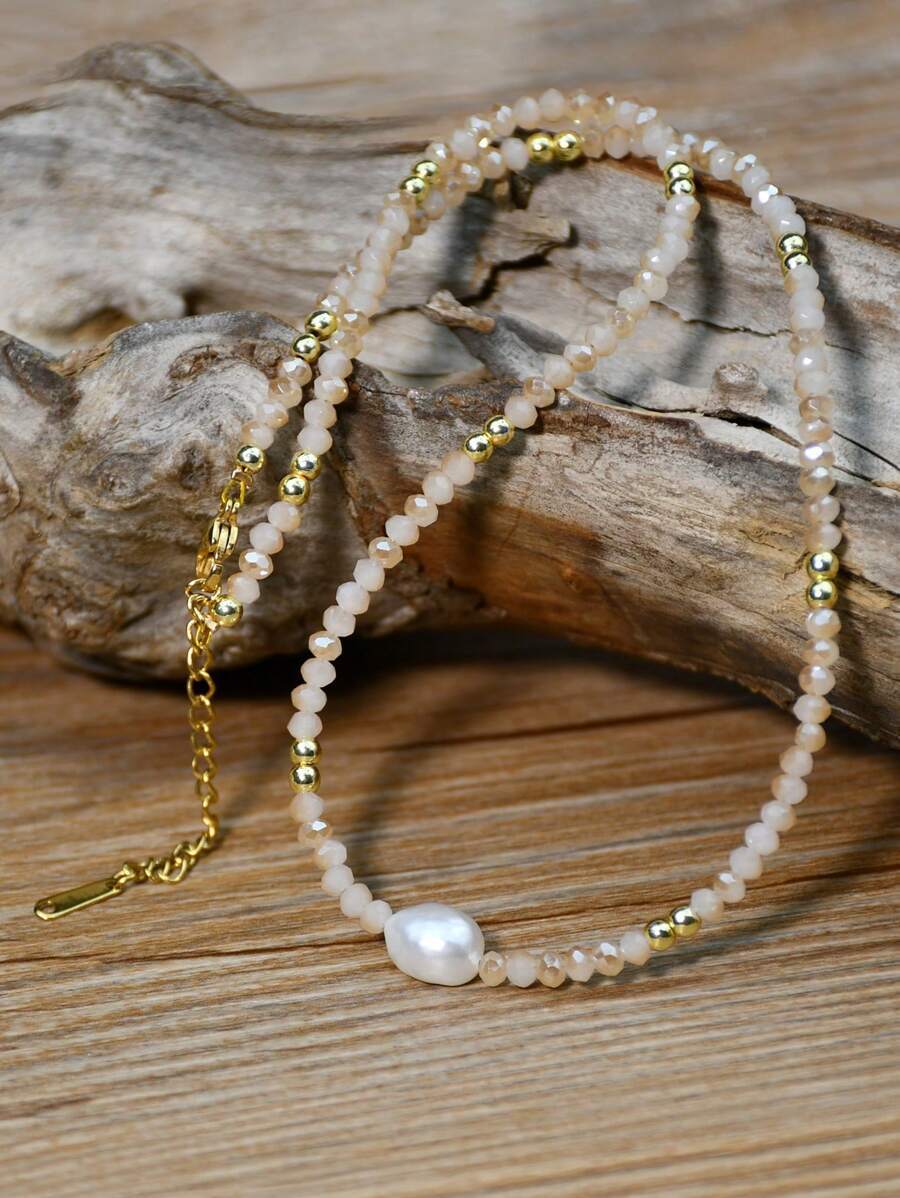 Handmade Beaded Ombre Choker (OS)