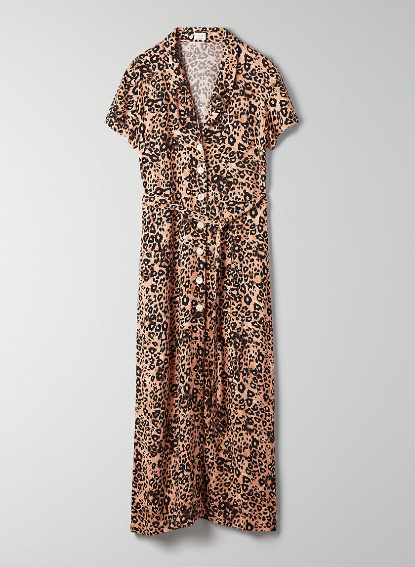 Wilfred Leopard Shirt Dress