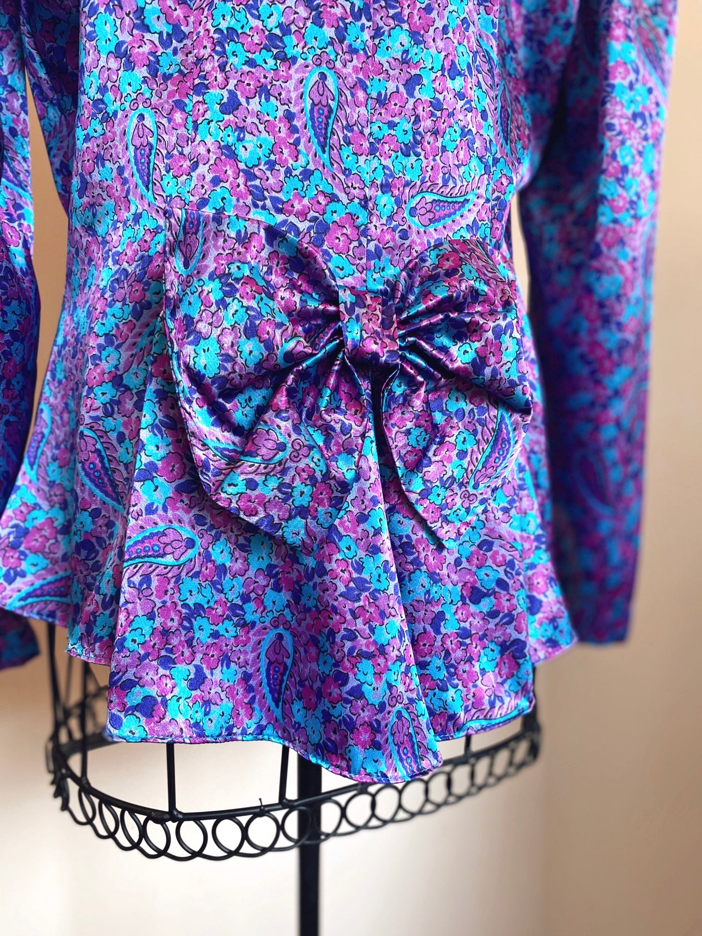 Vintage Orite Blouse With Bow