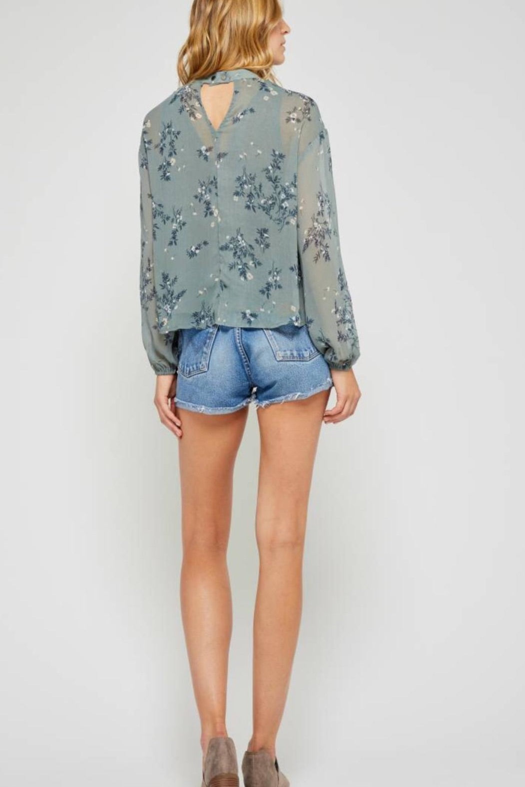 Gentle Fawn Floral Blouse