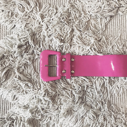 Vintage Hot Pink Belt